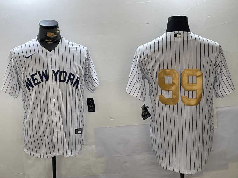 Men's New York Yankees #99 Aaron Judge White Pinstripe Without Name Fashion Cool Base Jersey,We sell and wholesale Men's New York Yankees #99 Aaron Judge White Pinstripe Without Name Fashion Cool Base Jersey on line form chian!